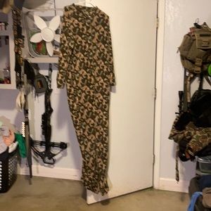 Men’s Camo Pajama Onesie with footies